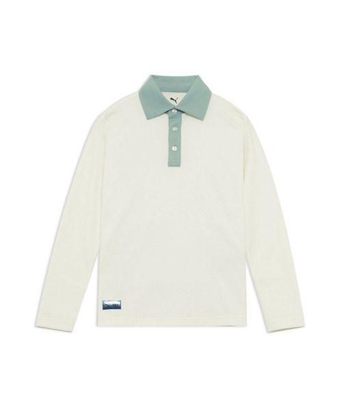 PUMA(プーマ)の「PUMA プーマ ウィメンズ ゴルフ FOG ビッグ カラー 長袖 ポロシャツ(ポロシャツ・レディース・オフホワイト/グリーン系その他3・X-LARGE/LARGE/MEDIUM/SMALL)」の5枚目の写真