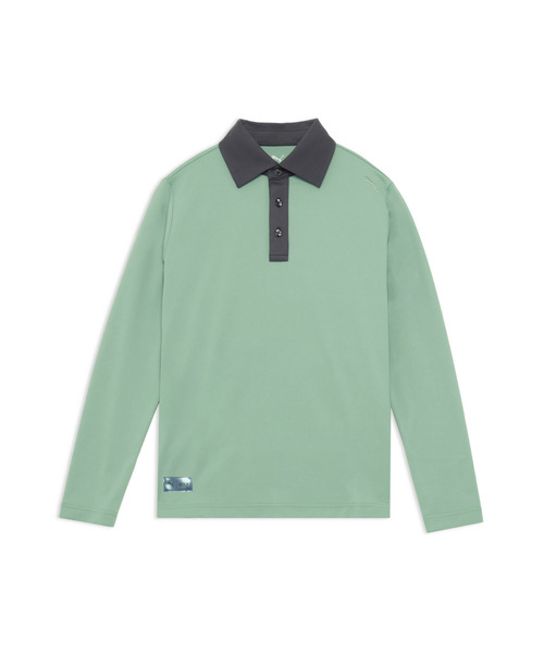 PUMA(プーマ)の「PUMA プーマ ウィメンズ ゴルフ FOG ビッグ カラー 長袖 ポロシャツ(ポロシャツ・レディース・オフホワイト/グリーン系その他3・X-LARGE/LARGE/MEDIUM/SMALL)」の12枚目の写真