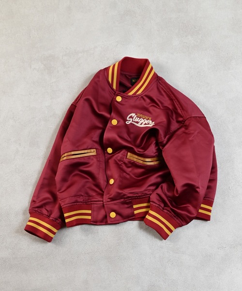 MARKEY'S（マーキーズ）の「サテン刺繍ジャケット（スタジャン・キッズ・ブラック/ワインレッド・120/110/100/90/150/140/130/80）」の12枚目の写真