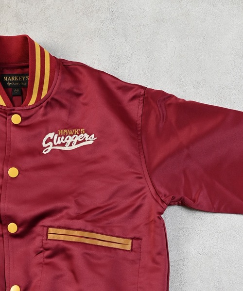 MARKEY'S（マーキーズ）の「サテン刺繍ジャケット（スタジャン・キッズ・ブラック/ワインレッド・120/110/100/90/150/140/130/80）」の16枚目の写真