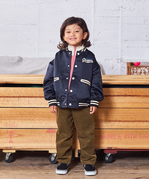 MARKEY'S（マーキーズ）の「サテン刺繍ジャケット（スタジャン・キッズ・ブラック/ワインレッド・120/110/100/90/150/140/130/80）」の10枚目の写真