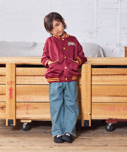 MARKEY'S（マーキーズ）の「サテン刺繍ジャケット（スタジャン・キッズ・ブラック/ワインレッド・120/110/100/90/150/140/130/80）」の15枚目の写真