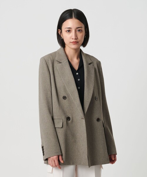 セール】ポリエステルブレンド ダブルジャケット（テーラード