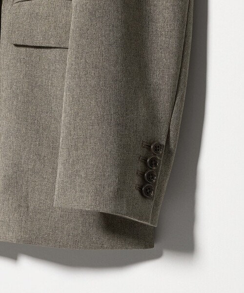 BEAUTY&YOUTH UNITED ARROWS（ビューティーアンドユースユナイテッドアローズ）の「ポリエステルブレンド ダブルジャケット（テーラードジャケット・レディース・ライトグレー/ダークグレー/グレー系・XS/S/M）」の8枚目の写真