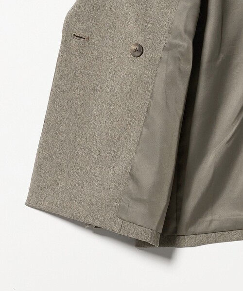 BEAUTY&YOUTH UNITED ARROWS（ビューティーアンドユースユナイテッドアローズ）の「ポリエステルブレンド ダブルジャケット（テーラードジャケット・レディース・ライトグレー/ダークグレー/グレー系・XS/S/M）」の10枚目の写真