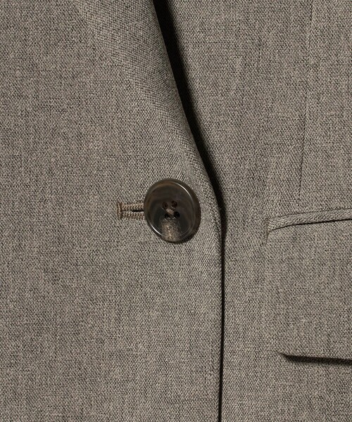 BEAUTY&YOUTH UNITED ARROWS（ビューティーアンドユースユナイテッドアローズ）の「ポリエステルブレンド ダブルジャケット（テーラードジャケット・レディース・ライトグレー/ダークグレー/グレー系・XS/S/M）」の11枚目の写真