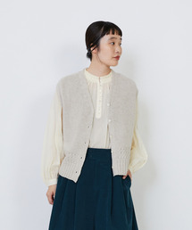 【美品】LOISIR ロワズィール ウールカシミヤ ベスト フリーサイズ 美品】LOISIR ロワズィール ウールカシミヤ ベスト フリーサイズ