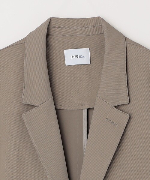 SHIPS any（シップス エニィ）の「SHIPS any: SORONA(R) ライト ツイル ストレッチ リラックス ジャケット(セットアップ対応)◇（テーラードジャケット・メンズ・グレー/ネイビー/ベージュ・X-LARGE/LARGE/MEDIUM/SMALL）」の20枚目の写真