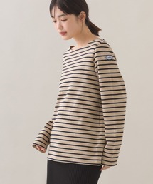 OMNES | コットン長袖ボーダーTシャツ(Tシャツ/カットソー)