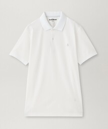 Paul Stuart（ポールスチュアート）の「【吸水速乾/UVカット】襟裏ロゴジャカードカラーポロシャツ（GOLF）（ゴルフグッズ）」