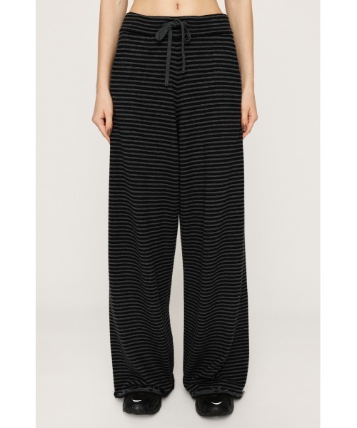 セール】BORDER KNIT RELAX PT ボーダー ニット リラックスパンツ 秋服