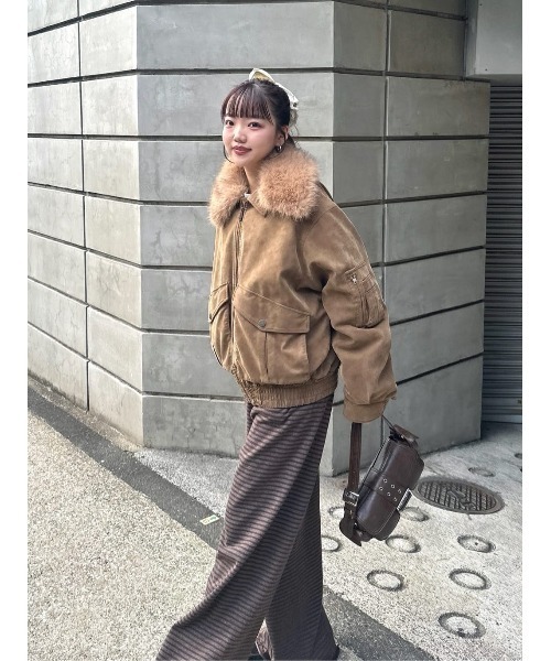 セール】BORDER KNIT RELAX PT ボーダー ニット リラックスパンツ 秋服