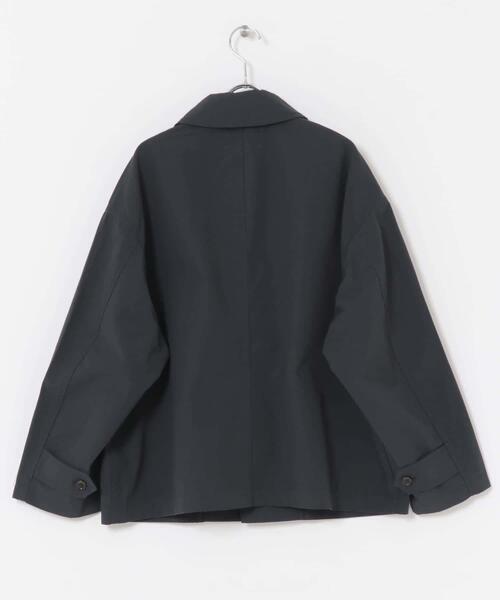 FORK&SPOON（フォークアンドスプーン）の「FORK&SPOON　ステンカラーショートコート（ステンカラーコート・レディース・ネイビー/ベージュ・1）」の21枚目の写真