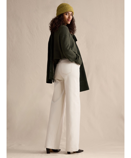 Banana Republic（バナナリパブリック）の「アイコン クラシック ワイドレッグジーンズ（デニムパンツ・レディース・アイボリー/インディゴブルー/ダークインディゴブルー/ライトインディゴブルー・24/25/26/27/28）」の7枚目の写真