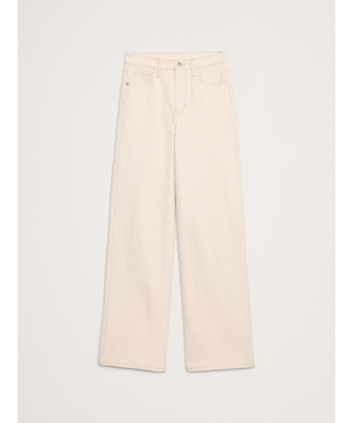 Banana Republic(バナナリパブリック)の「アイコン クラシック ワイドレッグジーンズ(デニムパンツ・レディース・アイボリー/インディゴブルー/ダークインディゴブルー/ライトインディゴブルー/ホワイト・24/25/26/27/28)」の21枚目の写真