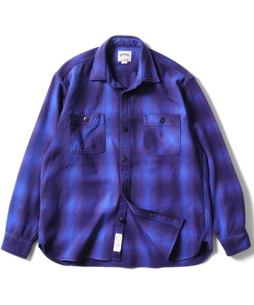 HOUSTON　ヒューストン チェックビエラシャツ HOUSTON ソリッドビエラシャツ XL 5枚セット ヒューストン] オンブレ