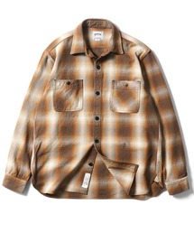 HOUSTON | HOUSTON オンブレチェックビエラシャツ(シャツ/ブラウス)