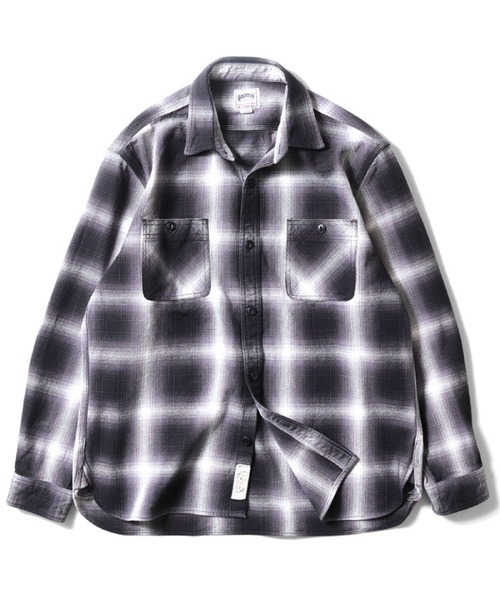 gotohollwood ビエラチェックオンプシャツ 02 160 Amazon.co.jp: [ヒューストン] オンブレチェック シャツ 長袖