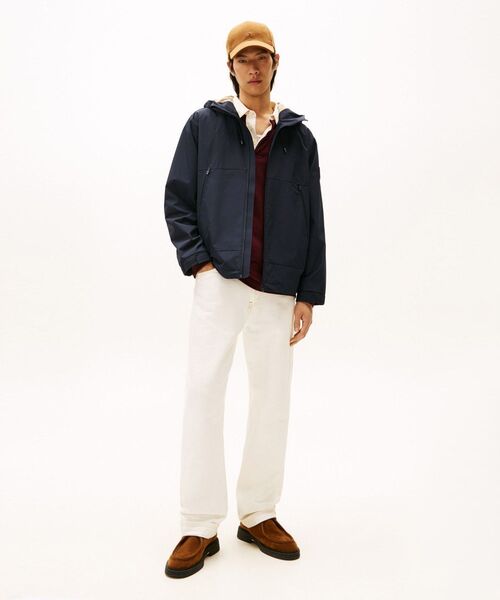 TOMMY HILFIGER（トミーヒルフィガー）の「テックフーデッドジャケット（ブルゾン・メンズ・ネイビー・LARGE/MEDIUM/X-LARGE/SMALL）」の3枚目の写真