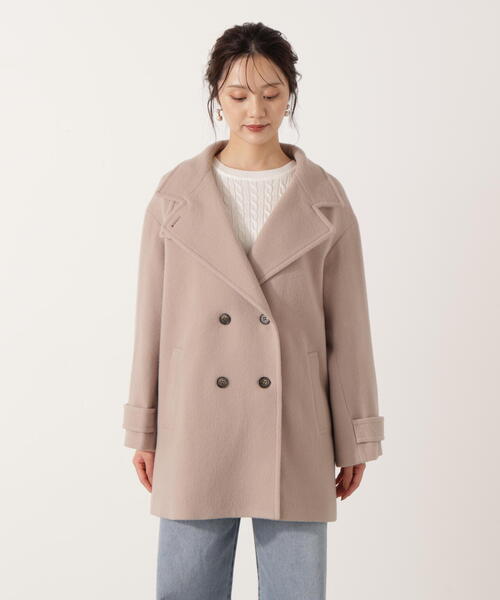 セール】2WAYミドルコート / 1215255103（ピーコート