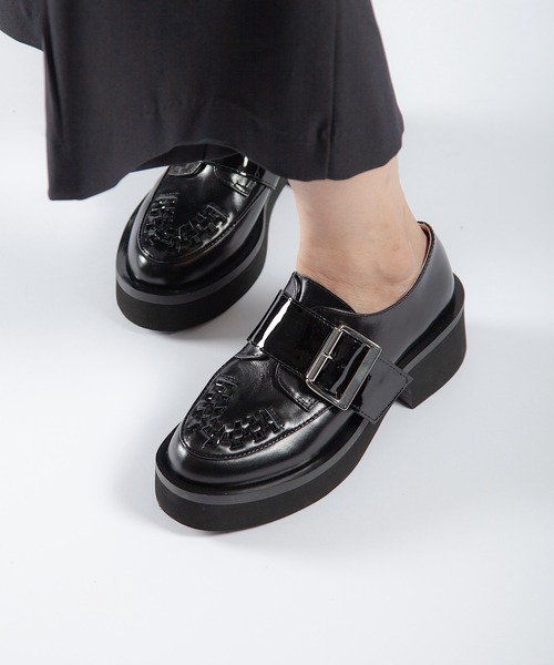 キラキラ厚底ローファー ALL BLACK│Jeffrey Campbell OFFICIAL ONLINE