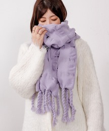 新品チンチラマフラー(ラベンダーパープル） ラベンダー」に該当するレディースのマフラーファッション通販