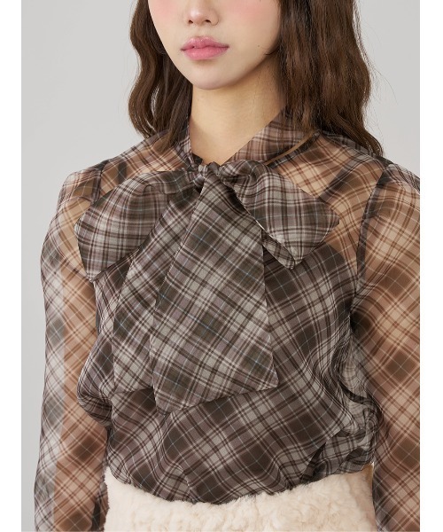 ダーリッチ　シアーパフショルブラウス シアーパフショルブラウス（シャツ/ブラウス）｜Darich