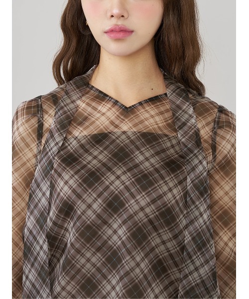 シアーパフショルブラウス（シャツ/ブラウス）｜Darich