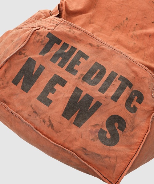 BOW WOW(バウワウ)の「THE DITC NEWSPAPER BAG AGED(メッセンジャーバッグ・メンズ・オレンジ系その他・ONESIZE)」の6枚目の写真
