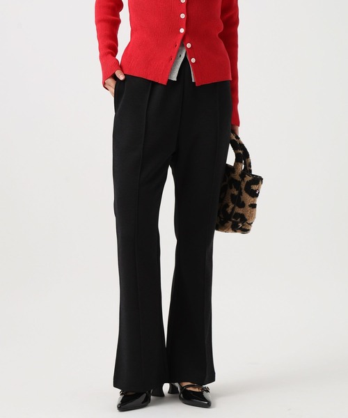 BAYFLOW（ベイフロー）の「[ストレッチ入り]カットジョーゼットフレアパンツ（その他パンツ・レディース・シルバーグレー/ブルー/ブラック・FREE）」の11枚目の写真