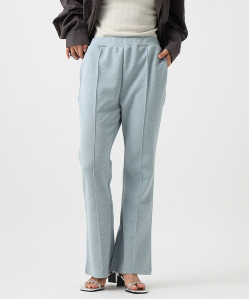 BAYFLOW（ベイフロー）の「[ストレッチ入り]カットジョーゼットフレアパンツ（その他パンツ・レディース・シルバーグレー/ブルー/ブラック・FREE）」の14枚目の写真