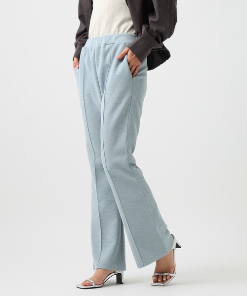 BAYFLOW（ベイフロー）の「[ストレッチ入り]カットジョーゼットフレアパンツ（その他パンツ・レディース・シルバーグレー/ブルー/ブラック・FREE）」の15枚目の写真