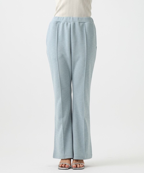 BAYFLOW（ベイフロー）の「[ストレッチ入り]カットジョーゼットフレアパンツ（その他パンツ・レディース・シルバーグレー/ブルー/ブラック・FREE）」の17枚目の写真