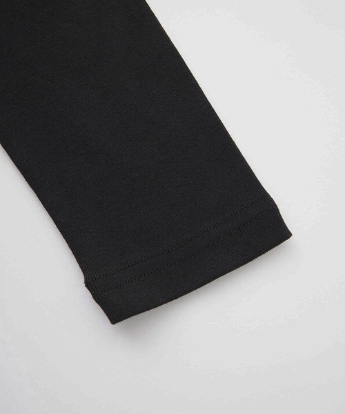 X-girl(エックスガール)の「RHINESTONE AND GLITTER LOGO L/S BABY TEE(Tシャツ/カットソー・レディース・ブラック/オリーブ/ホワイト・S/M)」の15枚目の写真