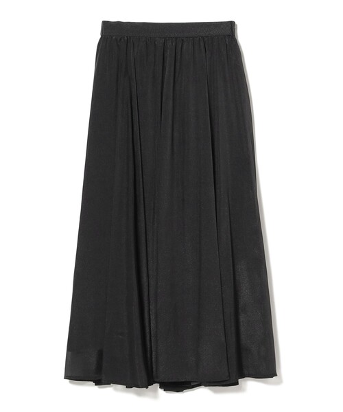 Ray BEAMS（レイビームス）の「シアーギャザーフレアースカート（スカート・レディース・ブラック/ベージュ/ブルー系その他2・0/1）」の16枚目の写真