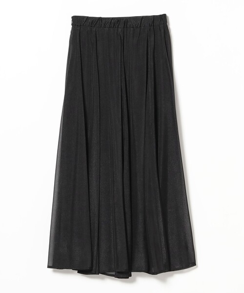 Ray BEAMS（レイビームス）の「シアーギャザーフレアースカート（スカート・レディース・ブラック/ベージュ/ブルー系その他2・0/1）」の18枚目の写真