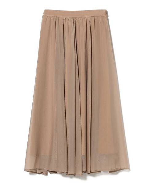 Ray BEAMS（レイビームス）の「シアーギャザーフレアースカート（スカート・レディース・ブラック/ベージュ/ブルー系その他2・0/1）」の20枚目の写真