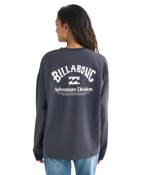 BILLABONG(ビラボン)の「BILLABONG レディース 【A/DIV.】ADIV LOGO WARM LS TE ロンT 【BOX LOOSE】【2025年秋冬モデル】/ビラボンバックプリントボックスシルエット長袖ロンT(Tシャツ/カットソー・レディース・アイボリー/ブルー系その他/ブラック系その他・MEDIUM/LARGE)」の2枚目の写真