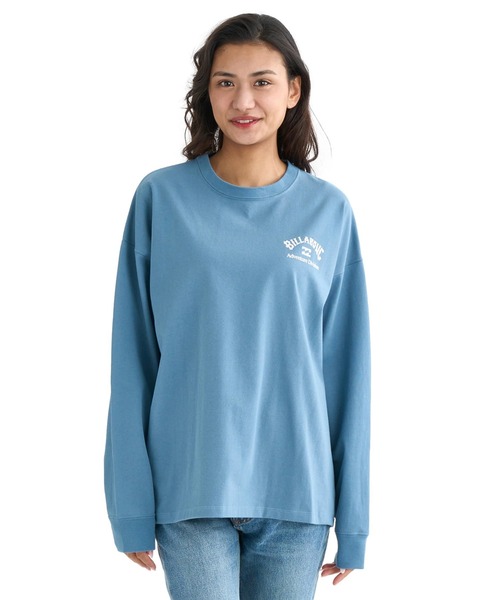 BILLABONG(ビラボン)の「BILLABONG レディース 【A/DIV.】ADIV LOGO WARM LS TE ロンT 【BOX LOOSE】【2025年秋冬モデル】/ビラボンバックプリントボックスシルエット長袖ロンT(Tシャツ/カットソー・レディース・アイボリー/ブルー系その他/ブラック系その他・MEDIUM/LARGE)」の14枚目の写真