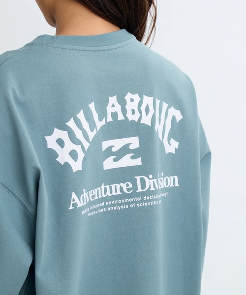 BILLABONG(ビラボン)の「BILLABONG レディース 【A/DIV.】ADIV LOGO WARM LS TE ロンT 【BOX LOOSE】【2025年秋冬モデル】/ビラボンバックプリントボックスシルエット長袖ロンT(Tシャツ/カットソー・レディース・アイボリー/ブルー系その他/ブラック系その他・MEDIUM/LARGE)」の8枚目の写真
