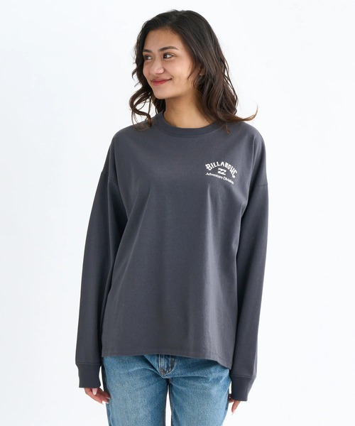 BILLABONG(ビラボン)の「BILLABONG レディース 【A/DIV.】ADIV LOGO WARM LS TE ロンT 【BOX LOOSE】【2025年秋冬モデル】/ビラボンバックプリントボックスシルエット長袖ロンT(Tシャツ/カットソー・レディース・アイボリー/ブルー系その他/ブラック系その他・MEDIUM/LARGE)」の9枚目の写真
