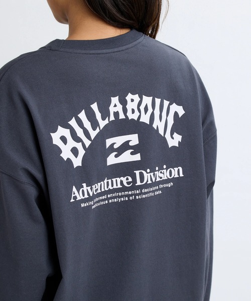 BILLABONG(ビラボン)の「BILLABONG レディース 【A/DIV.】ADIV LOGO WARM LS TE ロンT 【BOX LOOSE】【2025年秋冬モデル】/ビラボンバックプリントボックスシルエット長袖ロンT(Tシャツ/カットソー・レディース・アイボリー/ブルー系その他/ブラック系その他・MEDIUM/LARGE)」の11枚目の写真