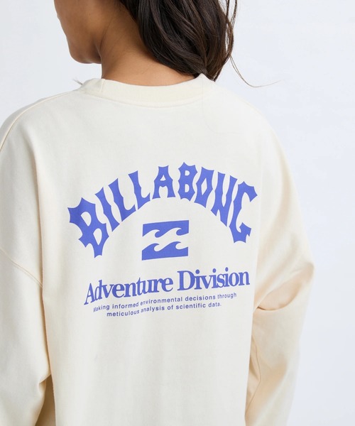 BILLABONG(ビラボン)の「BILLABONG レディース 【A/DIV.】ADIV LOGO WARM LS TE ロンT 【BOX LOOSE】【2025年秋冬モデル】/ビラボンバックプリントボックスシルエット長袖ロンT(Tシャツ/カットソー・レディース・アイボリー/ブルー系その他/ブラック系その他・MEDIUM/LARGE)」の6枚目の写真