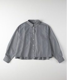 HONEYSUCKLE ROSE(ハニーサックルローズ)【レディース】ストライプショートシャツ (お手入れ楽/トレンド)