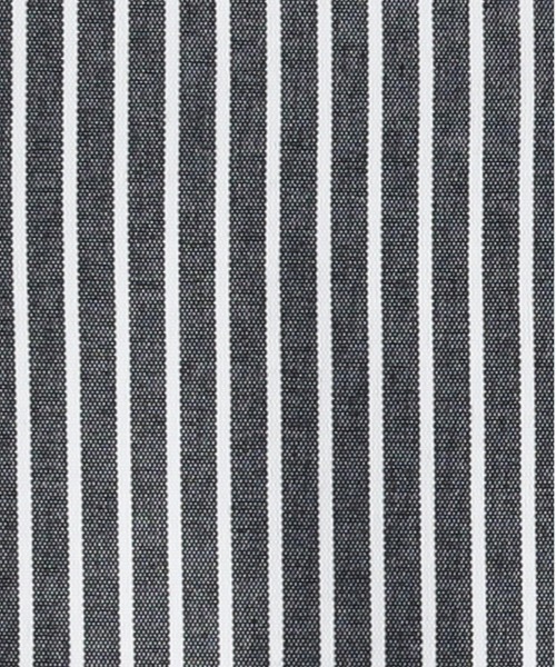 Right-on（ライトオン）の「【HONEYSUCKLE ROSE】ストライプショートシャツ (お手入れ楽/トレンド）（シャツ/ブラウス・レディース・イエロー/ブルー/ブラック・S/M/L）」の13枚目の写真