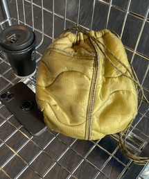 JEANS FACTORY  | [ODDMENT/オッドメント] キルティング巾着ポーチ(ショルダーバッグ)