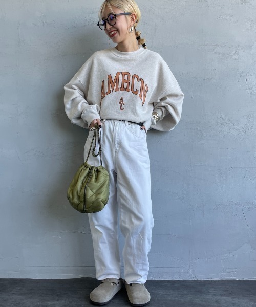 JEANS FACTORY （ジーンズファクトリー）の「[ODDMENT/オッドメント] キルティング巾着ポーチ（ショルダーバッグ・レディース・オリーブ・ONE SIZE）」の4枚目の写真