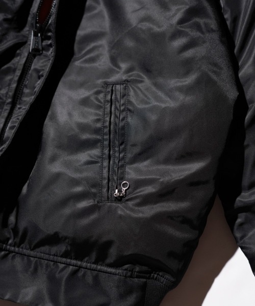 TOWNCRAFT(タウンクラフト)の「TOWN CRAFT タウンクラフト / BLACK DERBY STYLED JACKET(ブルゾン・メンズ・ブラック/ブラック系1/ブラック系2・MEDIUM/LARGE/X-SMALL)」の8枚目の写真