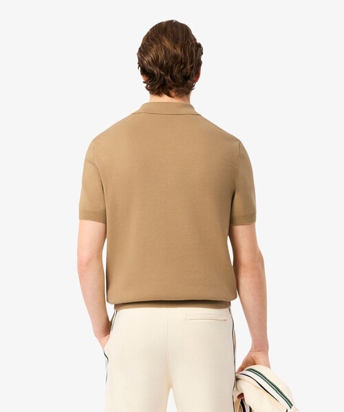 LACOSTE(ラコステ)の「フレンチメイドポロカラーニット(ニット/セーター・メンズ・ベージュ・2/4/3/5)」の3枚目の写真