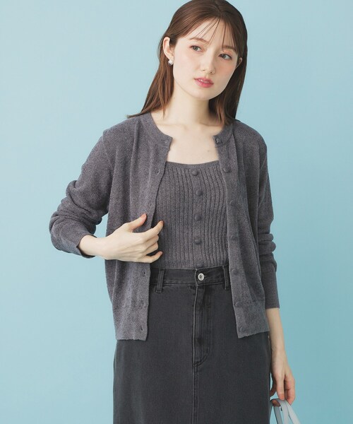 セール】ミニモールラメビスチェキャミ/アンサンブル対応【洗濯機OK